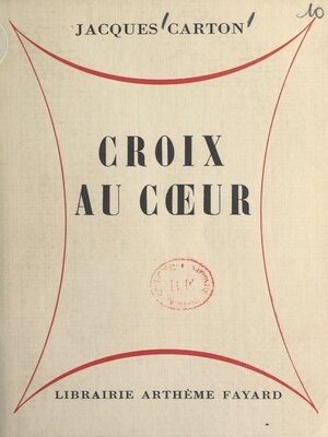 cover image of Croix au cœur